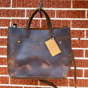 Portland Leather Goods Medium Crossbody Tote